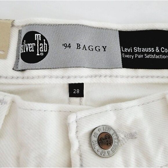 New! Levi's '94 Baggy 90s Straight Leg Distressed Mid High Waist Loose Fit Jeans - Picture 12 of 16